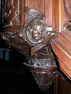 Tête d'angelot.