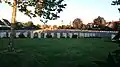Fin du cimetière, vers l'est.