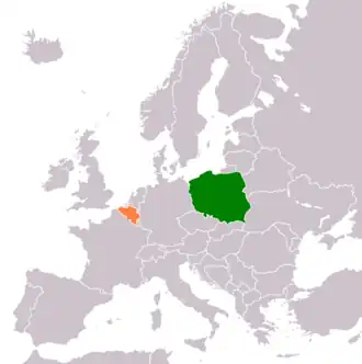 Belgique et Pologne