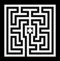 Labyrinthe formé par le pavement de la basilique (dessin)