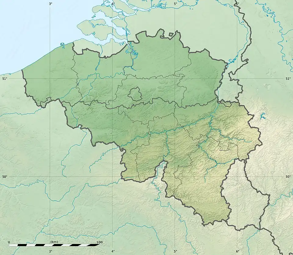 Voir sur la carte topographique de Belgique
