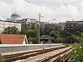 Viaduc conduisant au tunnel de Vračar