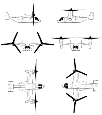 vue en plan de l’avion