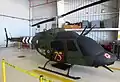 Un  hélicoptère Bell CH-136 Kiowa aux couleurs du 75e anniversaire du débarquement de Normandie, Base de soutien de la 5e Division du Canada Gagetown