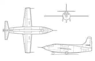 vue en plan de l’avion