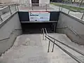 L'accès situé à l'ouest de la Place Antonin Poncet.