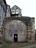 Embryon de bras de transept nordet clocher-mur (oct.&nbsp;2012)