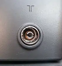 Exemple de prise d'antenne TV