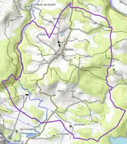 Carte topographique