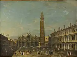 La Place Saint-Marc à VeniseMusée des Beaux-Arts de Chartres.