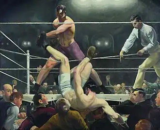George Bellows, Dempsey et Firpo, (1924)