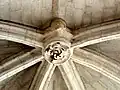 Clé de voûte de l'abside.