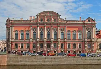Palais Belosselski-Belozerski éclectisme précoce Andreï Stackenschneider 1847-1848