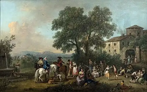 Fête champêtre par Francesco Zuccarelli