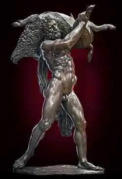 Hercules et le sanglier d'Erymanthe par Ferdinando Tacca