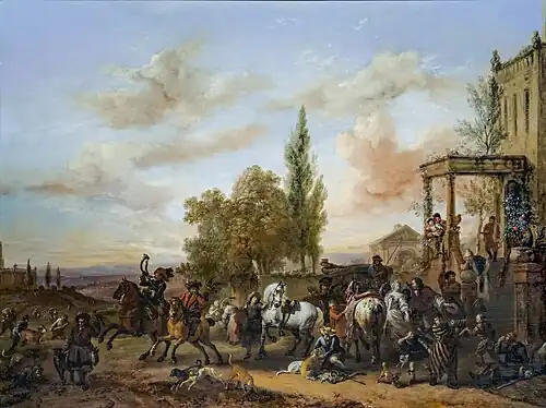 Le Départ pour la chasse au fauconFondation Bemberg, Toulouse
