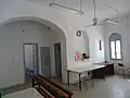 Intérieur du bâtiment.