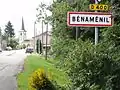 Entrée de Bénaménil.