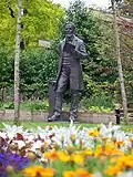 La statue de Benjamin Brierley&nbsp;(en) à Failsworth.
