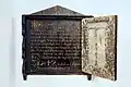 Epitaphe de István Makai de 1742 présent dans l'église