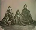 Indiens de Patagonie vers 1860.