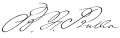 Signature de Benjamin Franklin Butler