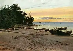 Soirée au bord de la mer, 1910
