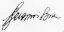 signature de Gyula Bereznai