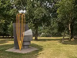 Sculpture près d'Eisenhowerlaan-Durendaelweg