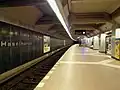 Un côté du quai central