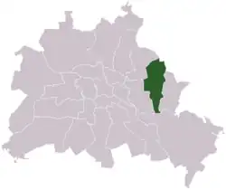 Drapeau de District de Marzahn