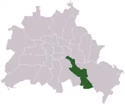 Drapeau de District de Treptow