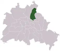 Drapeau de District de Weißensee