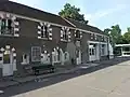 Vue ouest des bâtiments