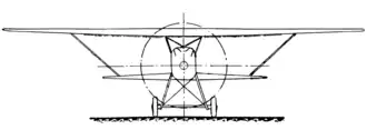 vue en plan de l’avion