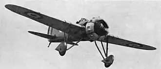 Vue de l'avion.