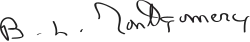 Signature de Bernard Law Montgomery