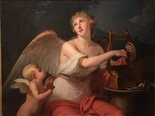 La muse Erato, 1785-86