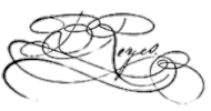 signature de Bernardo Reyes