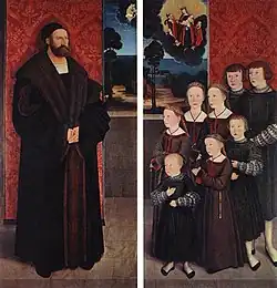 Konrad Rehlinger&nbsp;(de) en manteau de castor