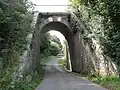 Viaduc de l'ancienne ligne de chemin de fer Cany - Fécamp.