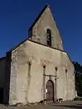 Le clocher-pignon de l'église Saint-Raphaël (sept.&nbsp;2009)