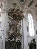 Vue de la chaire, chef-d'œuvre baroque
