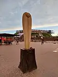 Monument en hommage à Berty Albrecht, par Michèle Forgeois, 1988, place du Bataillon-du-Pacifique dans le 12e&nbsp;arrondissement de Paris.