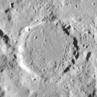 Image illustrative de l'article Berzelius (cratère)