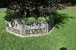 Besmond en 1684.