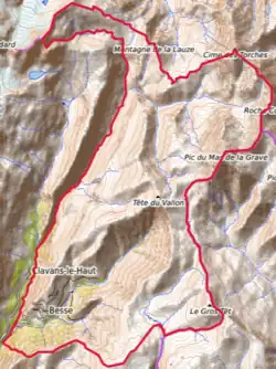 Carte topographique