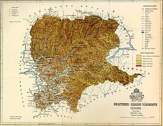 Localisation de Beszterce-Naszód
