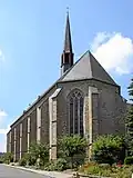 Vue de l'église du côté est.