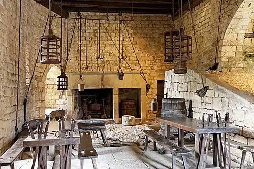 Les cuisines.